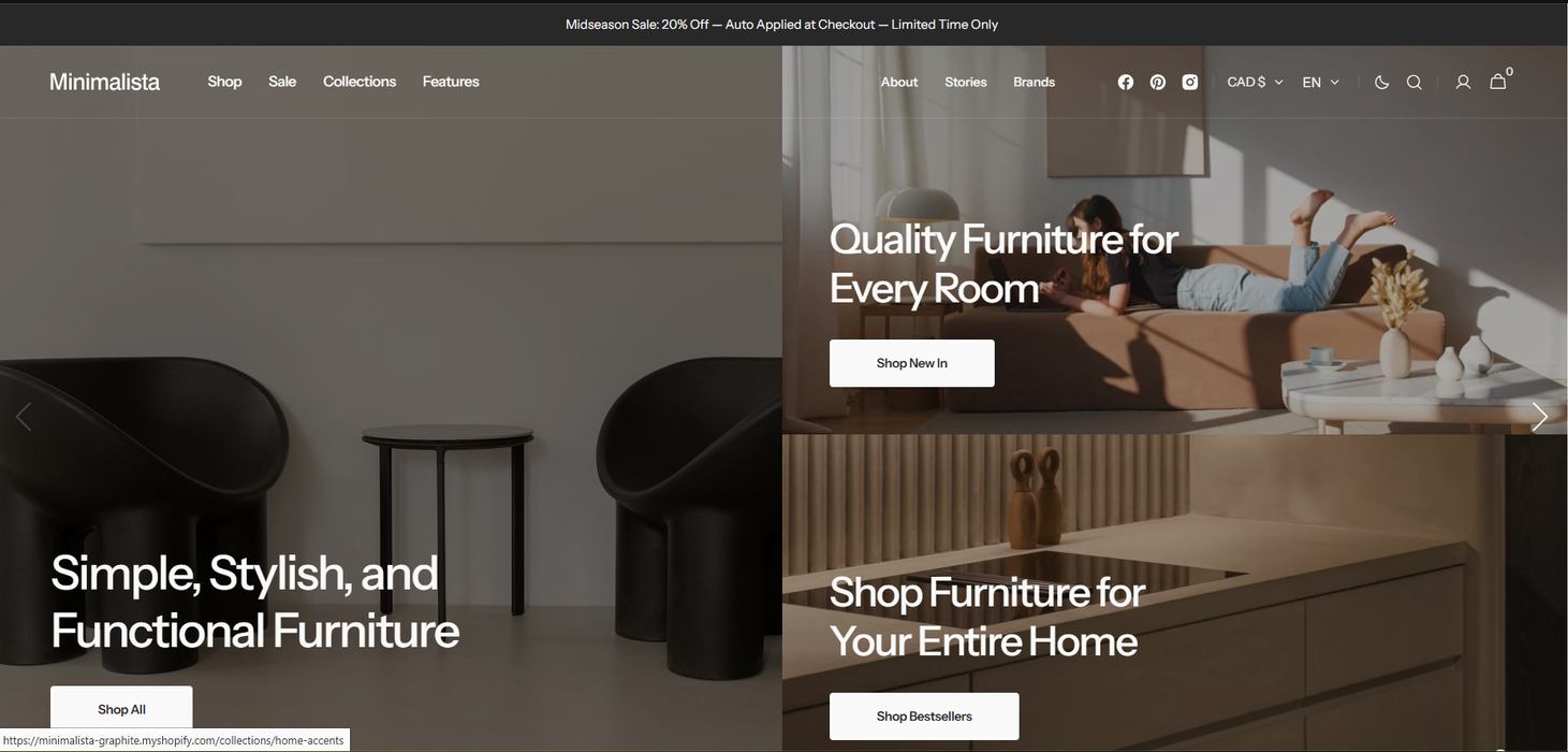 Spark Minimalista Theme
